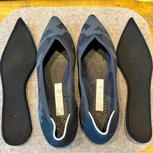 Grey Camo Rothys The Point, 9.5